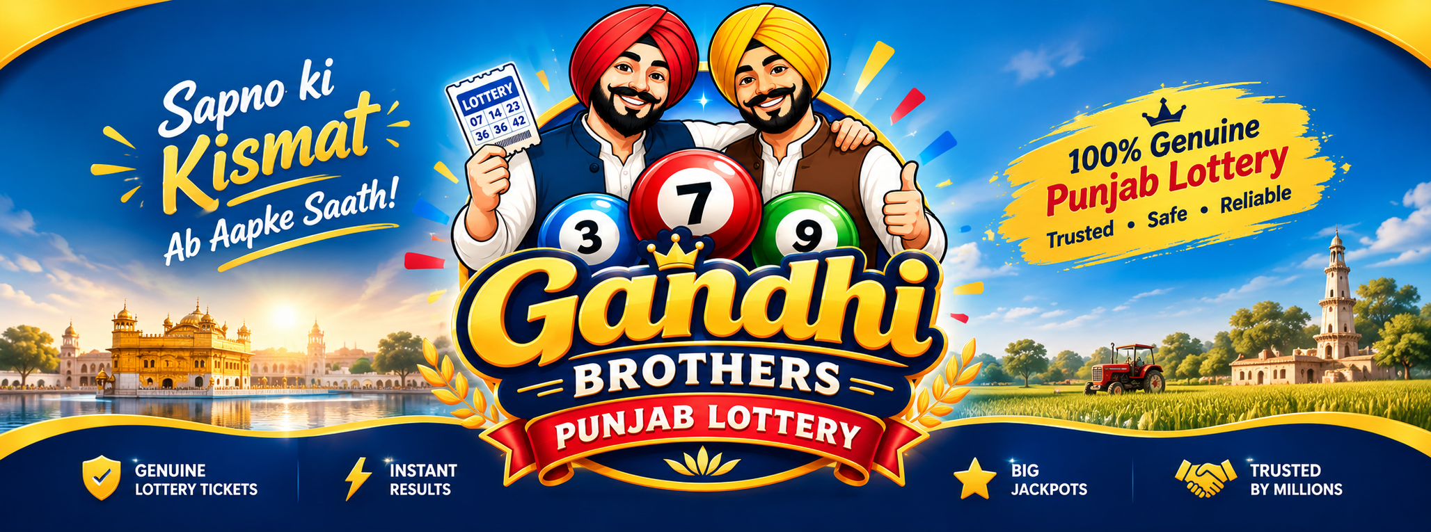 Punjab State Lottery Banner 2